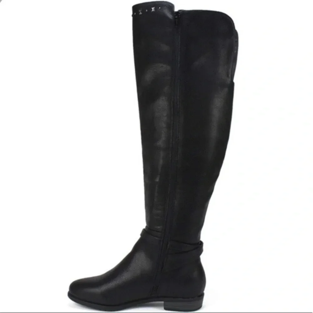 Rialto Ferrell Over The Knee Black Boots Size 6